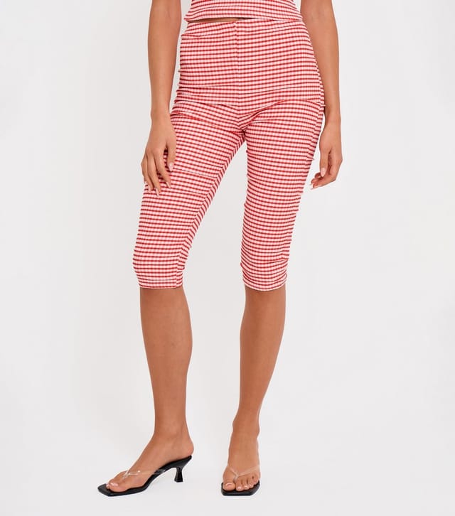 Public Desire Women's Gingham Capri Pant Public Desire New Look - 3