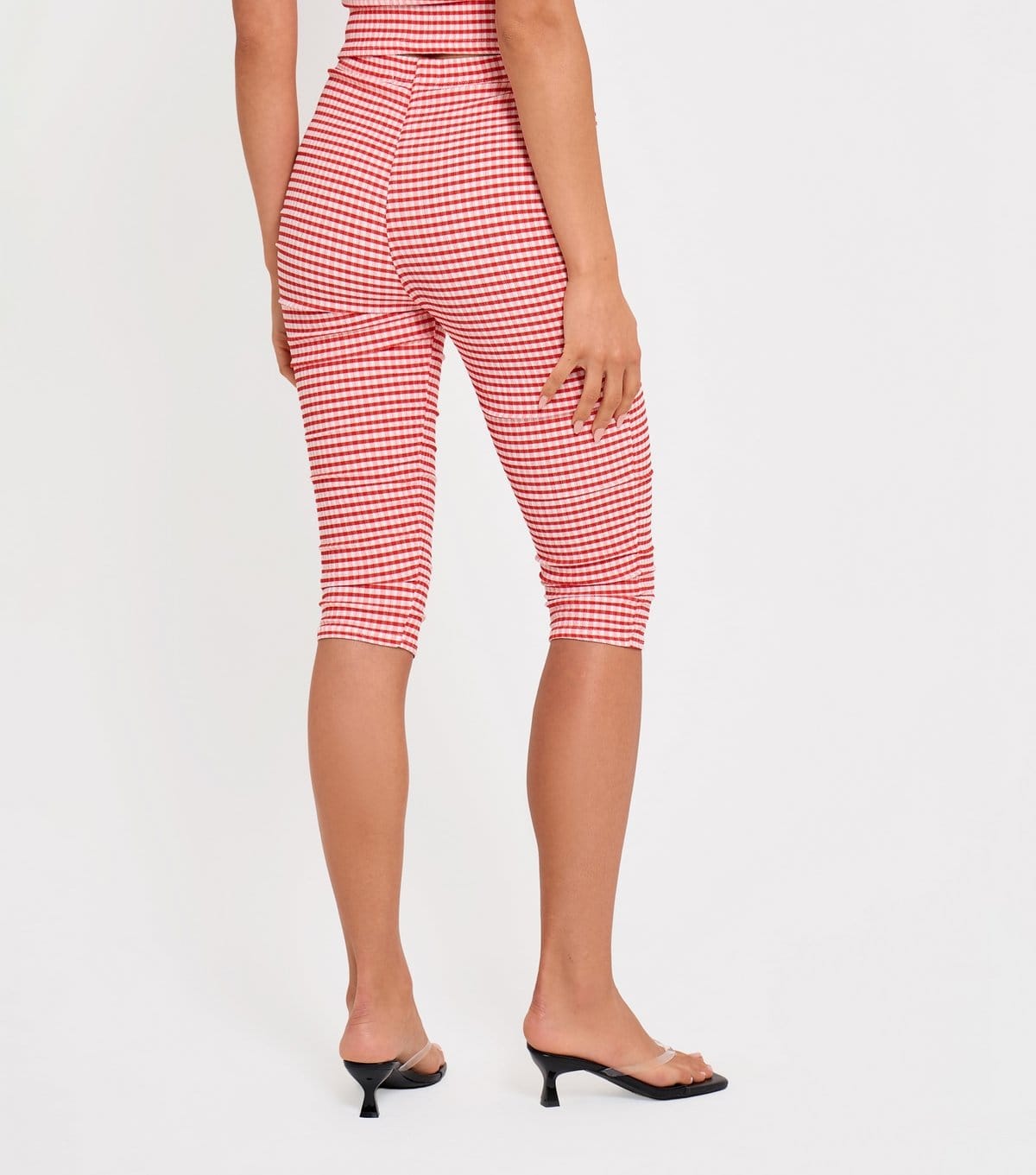 Public Desire Women's Gingham Capri Pant Public Desire New Look - 4