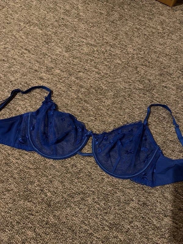 ASOS ASOS design blue lace bra 34FF
