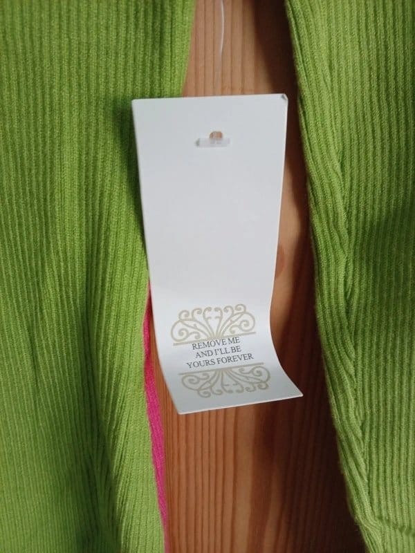 Never Fully Dressed Pink & Green Knit Mini Dress