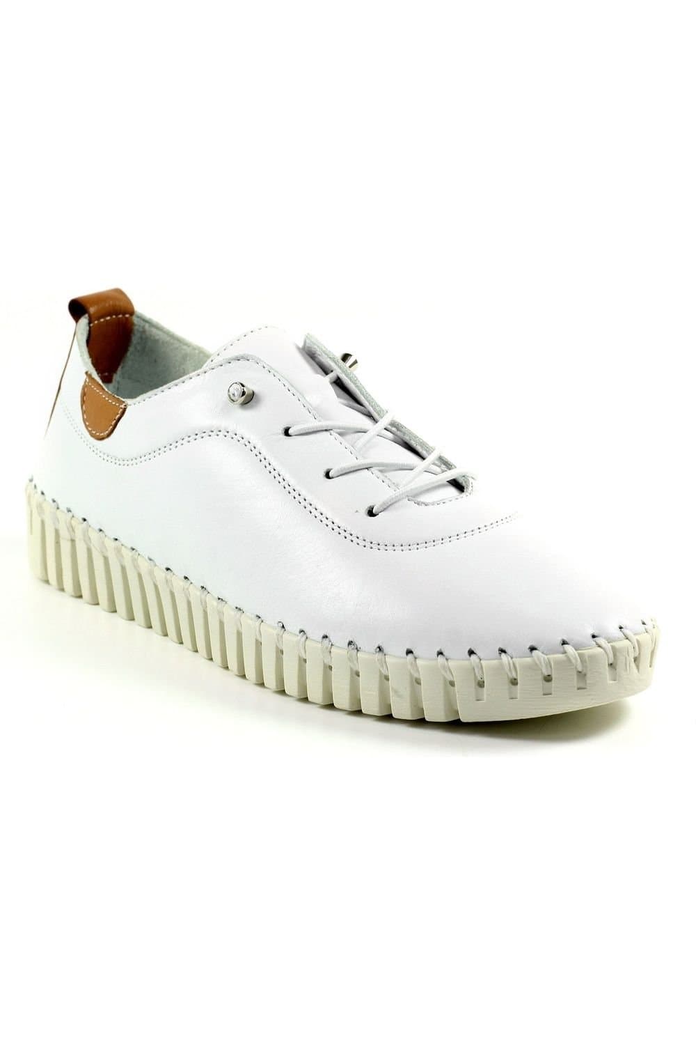 Lunar Lunar Women's Flamborough Leather Shoes in White