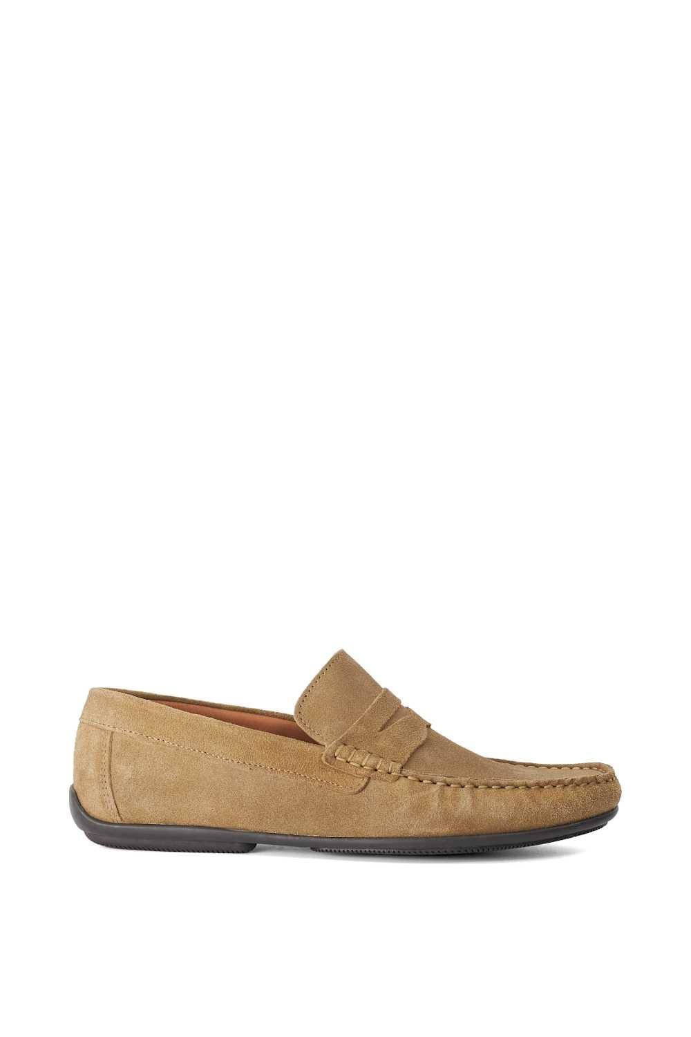 Dune London Dune London Men's 'Blimes' Suede Slip-On Shoes in Natural - 2