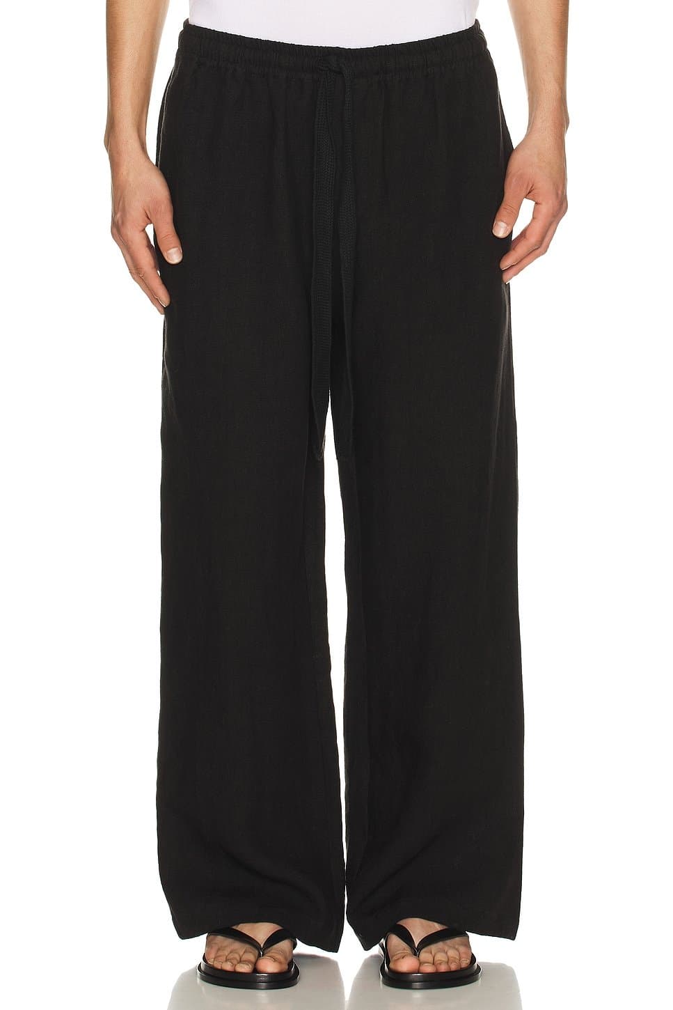 revolve Wide Leg Linen Trousers