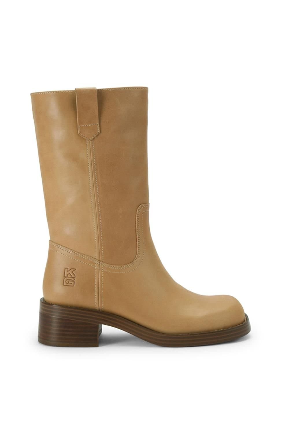 KG Kurt Geiger KG Kurt Geiger Women's 'Stint' Leather Boots in Tan