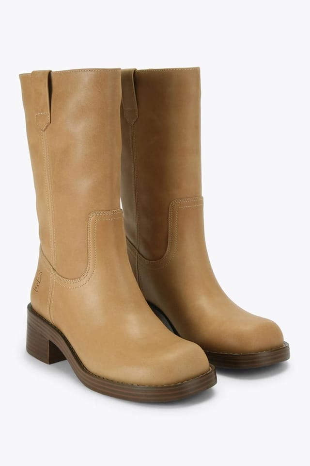 KG Kurt Geiger KG Kurt Geiger Women's 'Stint' Leather Boots in Tan - 2