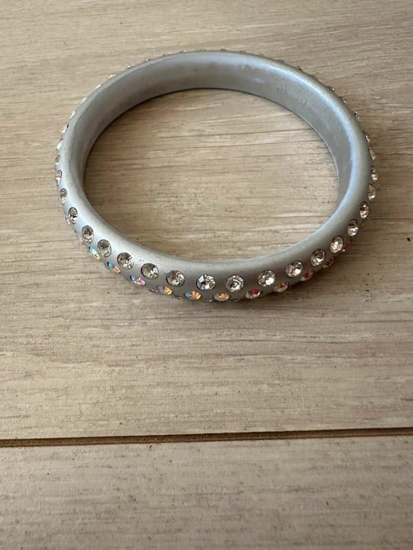Bought in Chigwell Silver Sparkly Diamante Bangle
