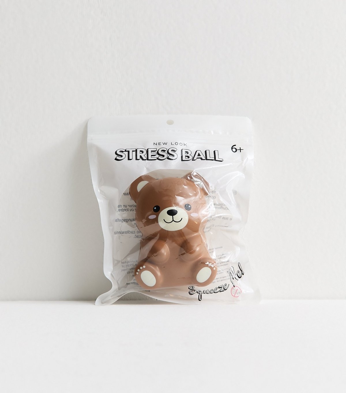 New Look Brown Bear Shaped Foam Stress Ball New Look - 2
