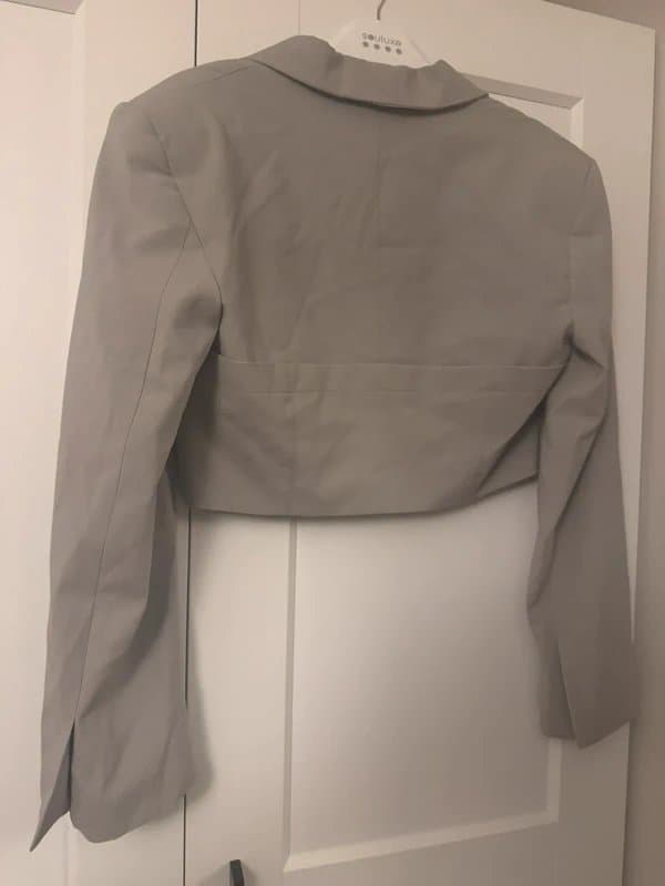 Bershka Bershka grey bralette blazer