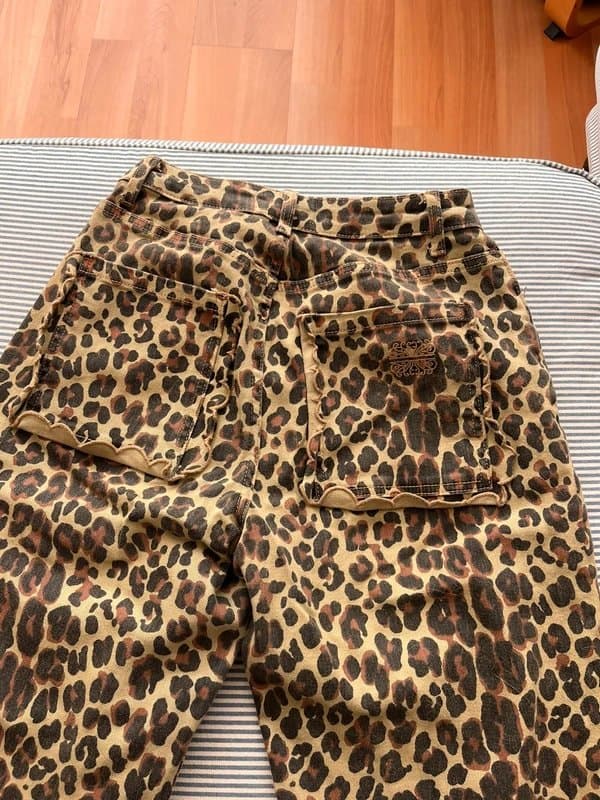 Never Fully Dressed Never Fully Dressed petite leopard print jeans