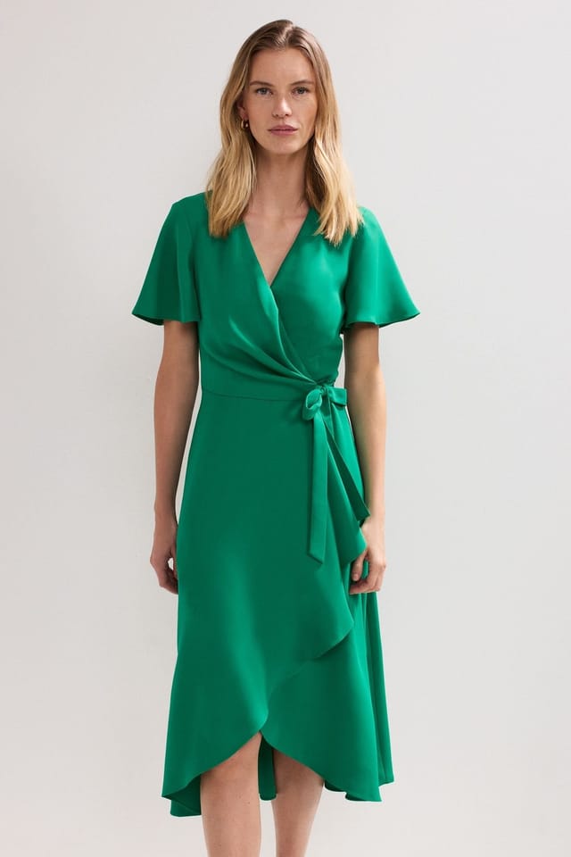 Phase Eight Phase Eight Women's Julissa Wrap Dress in Emerald - 3