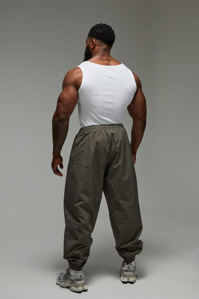 Training Dept. Training Dept. Men's Training Dept Woven Pump Pant in Grey - 2