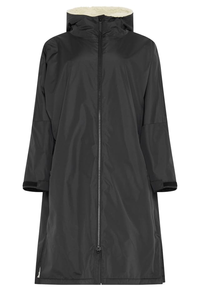 M&Co M&Co Women's Fleece Lined Coat in Black - 2