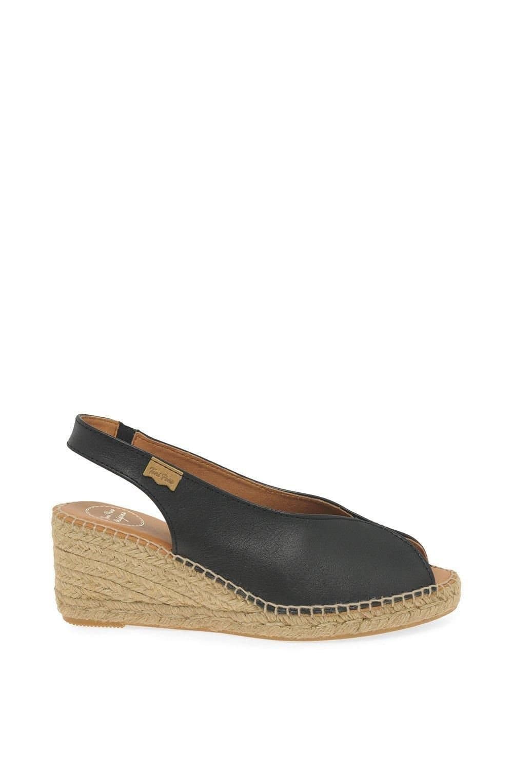 Toni Pons Toni Pons Women's 'Laila' Wedge Heel Espadrille Sandals in Black