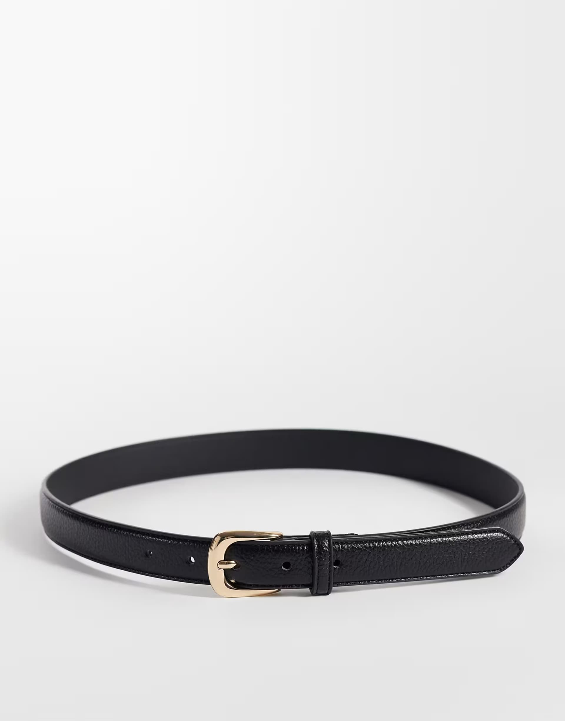 ASOS Mango skinny belt in black