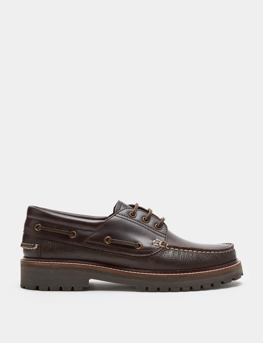 Marks & Spencer M&S Chestnut Leather Deck Shoes