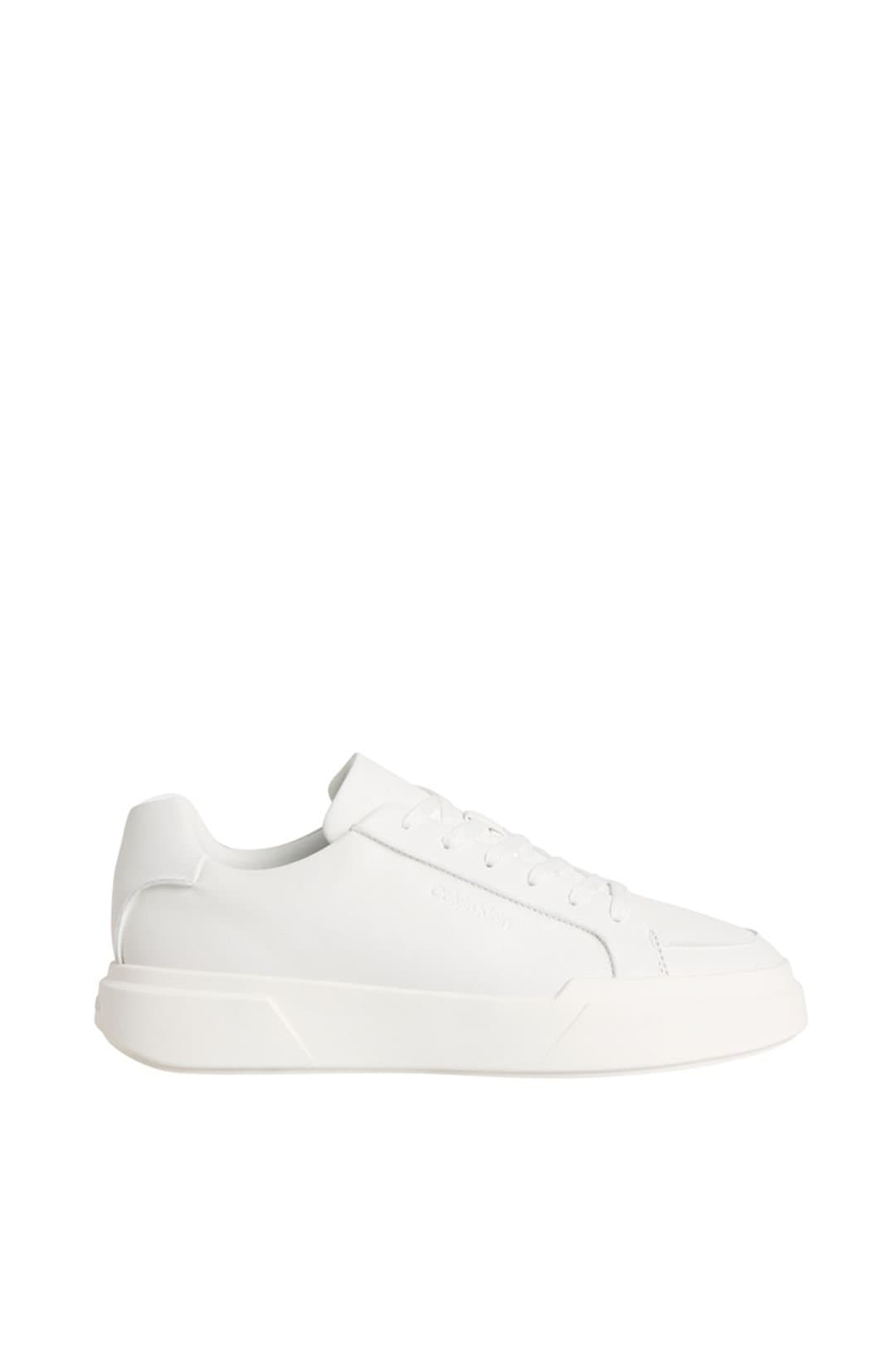 Calvin Klein Calvin Klein Men's White Chunky Cupsole Lace-Up Sneakers