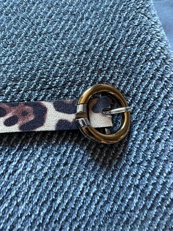 ASOS ASOS Leopard print belt