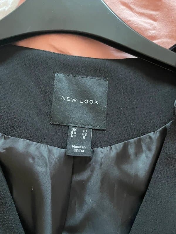 New Look Black New Look waistcoat