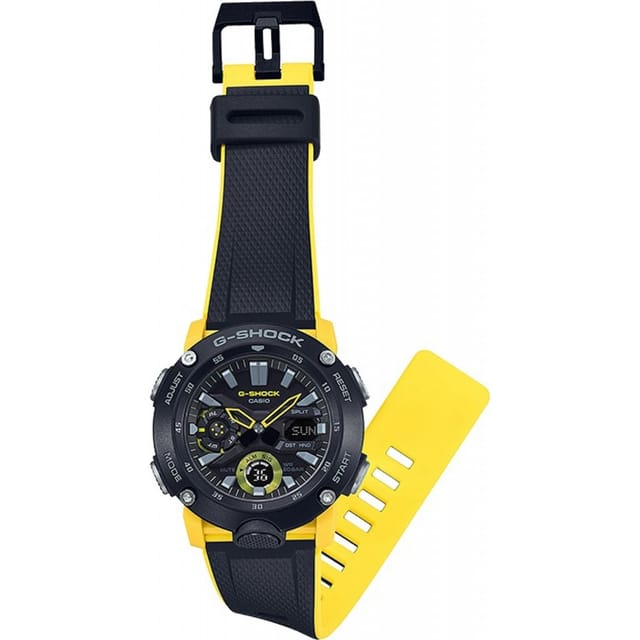 Casio Casio Men's GA-2000-1A9ER G-Shock 49mm Quartz Watch in Yellow - 2