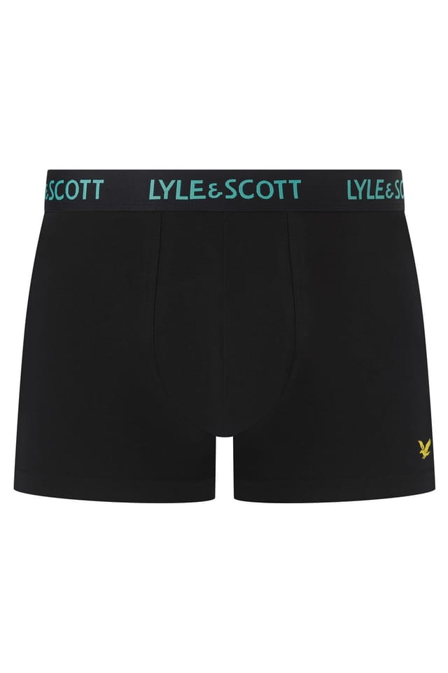 Lyle & Scott Lyle & Scott Men's Miller 5 Pack Underwear Black Multi Text Waistband - 2