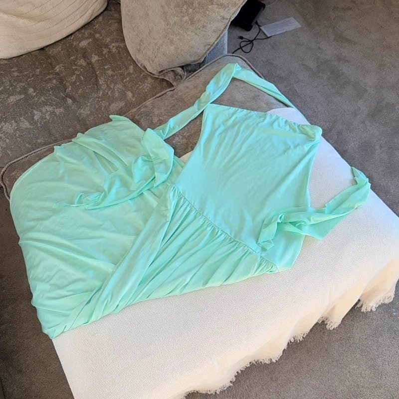 Shein SHEIN bandeau maxi dress size large