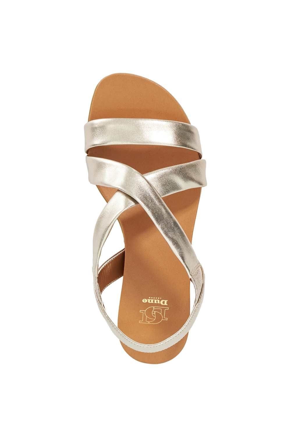 Dune London Dune London Women's 'Landies' Leather Sandals in Brown - 4