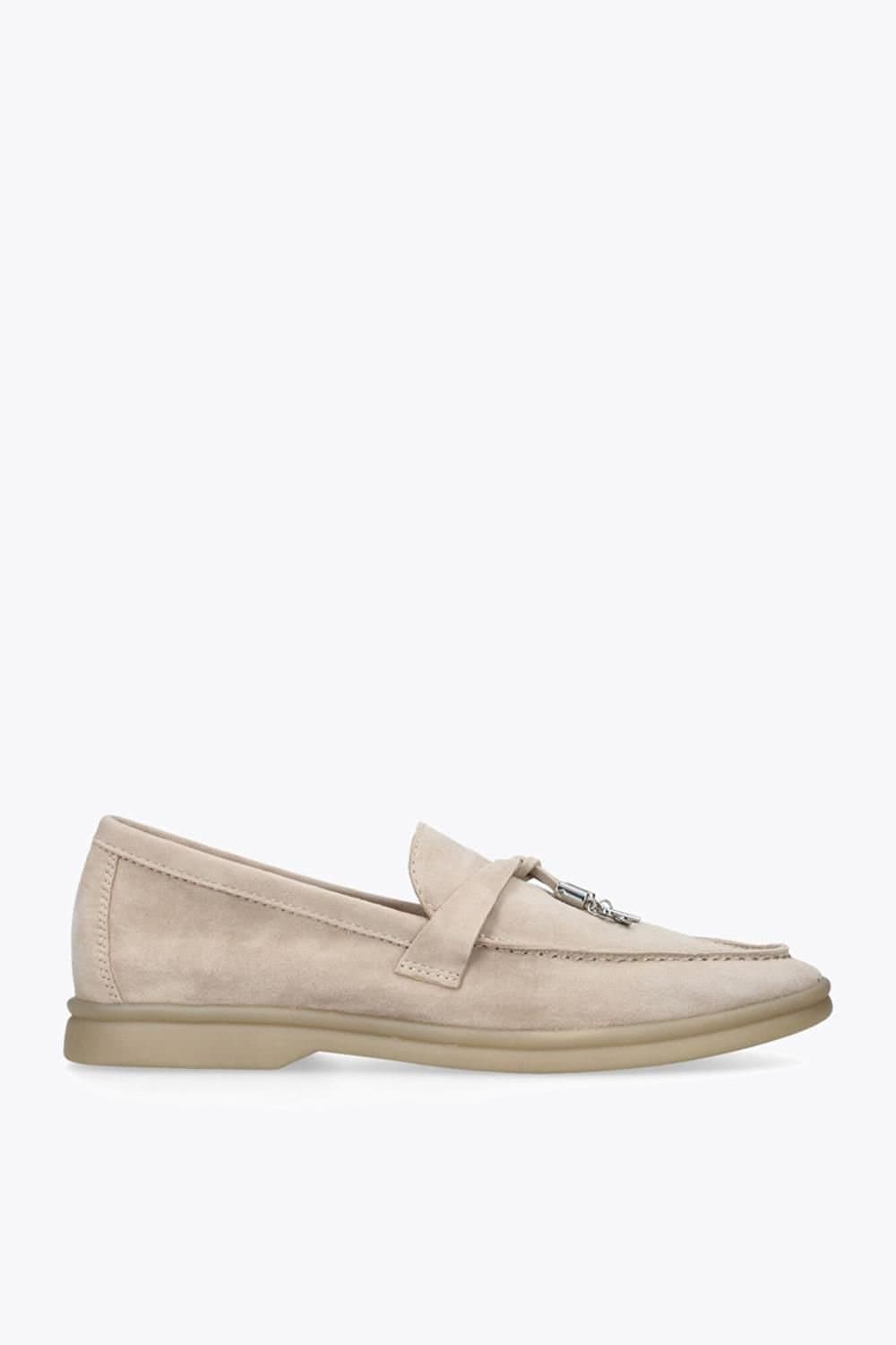 Steve Madden Steve Madden Women's 'Portland Bone' Suede Flats in Cream