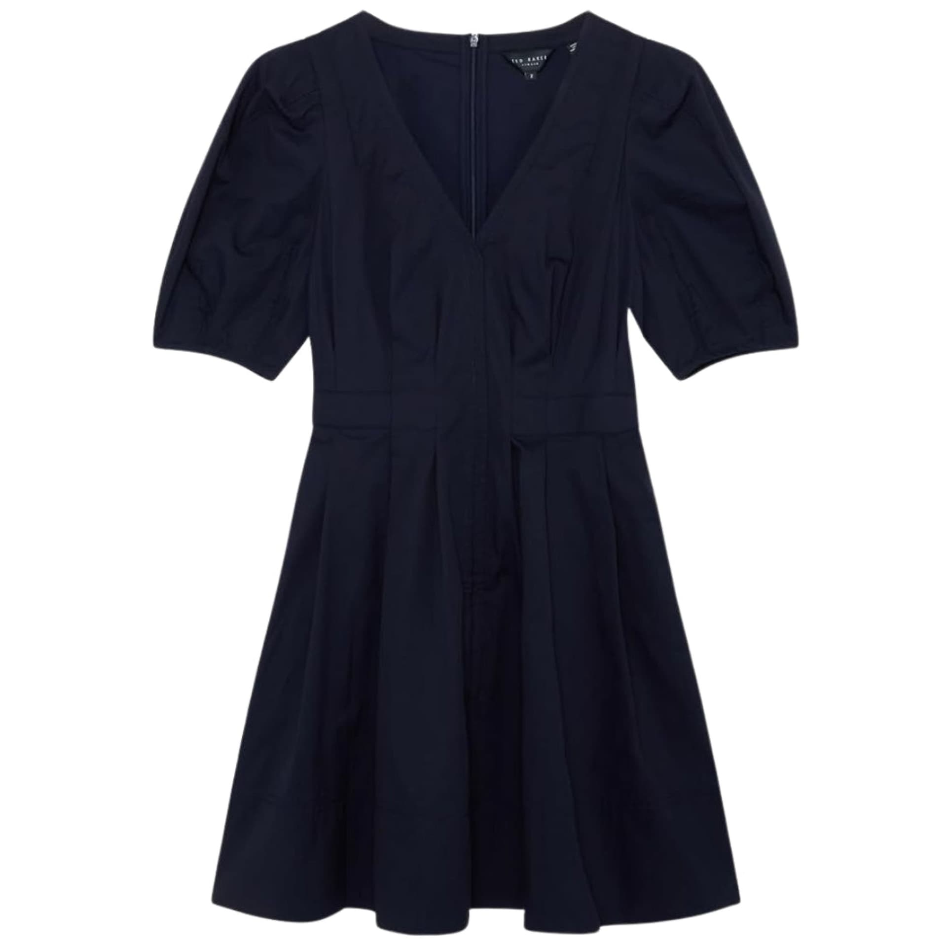 Ted Baker Ted Baker Women's Uvita Short Sleeve V-neck Mini Dress in Navy