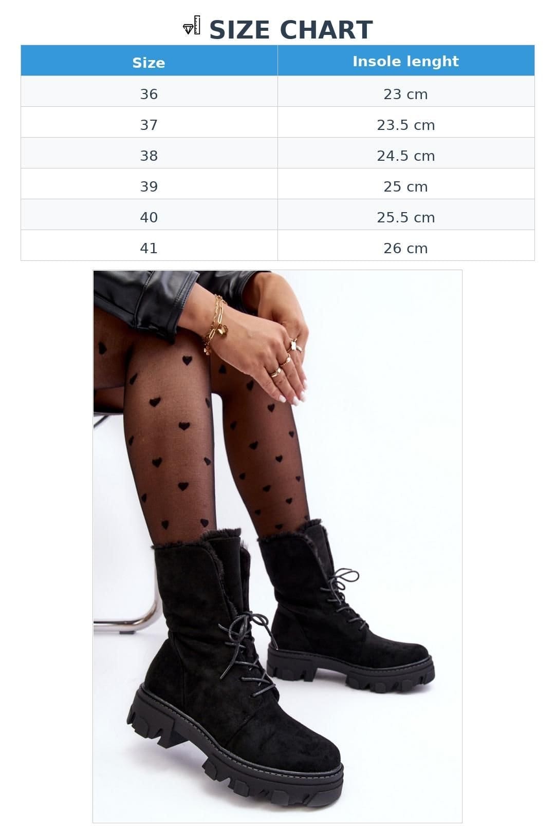 Love Lace Love Lace Women's Insulated Comfort Lined Slip On Lace Ankle Boots Platform Fur in Black - 4