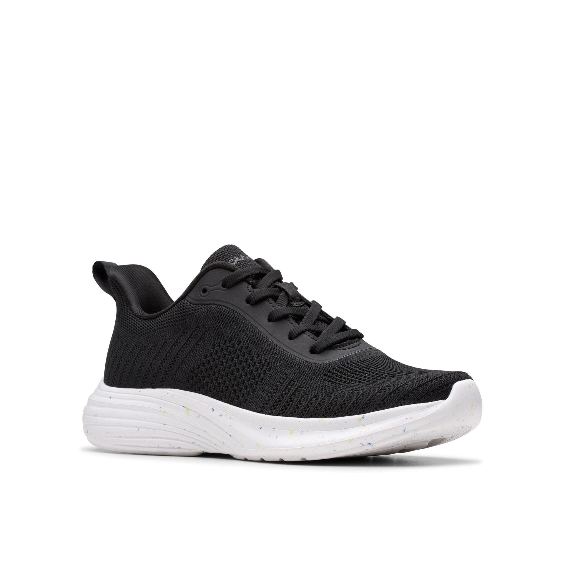 Clarks Clarks Women's Izza Knit Black Trainers - 4