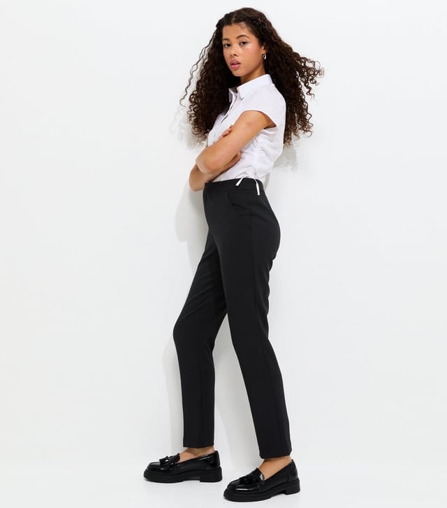 New Look Girls' Black Slim Fit School Trousers New Look - 3