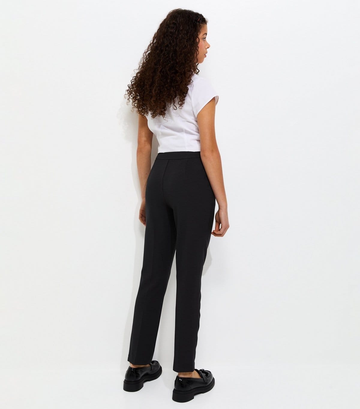 New Look Girls' Black Slim Fit School Trousers New Look - 4