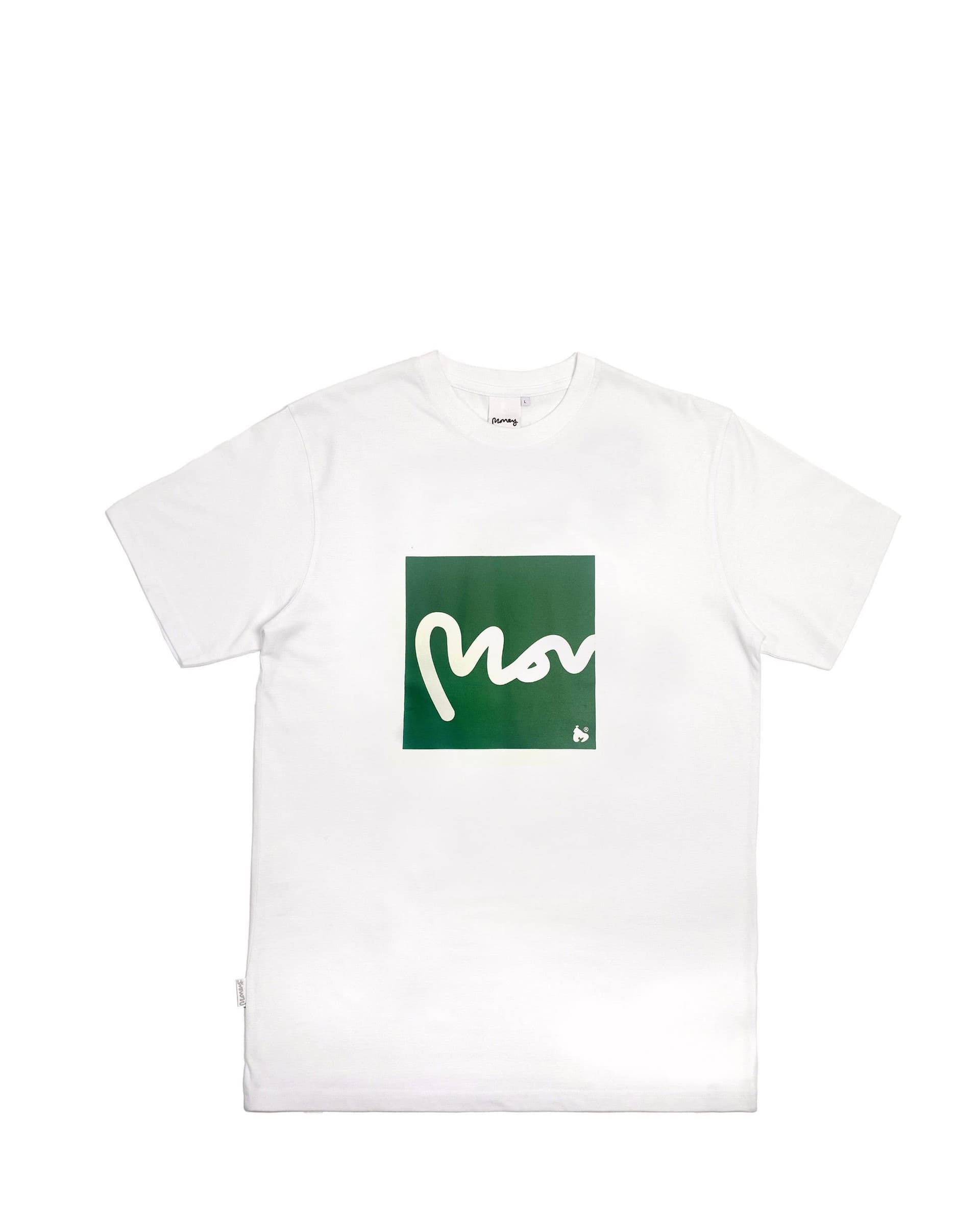 Money Money Men's Sig Box Tee in White