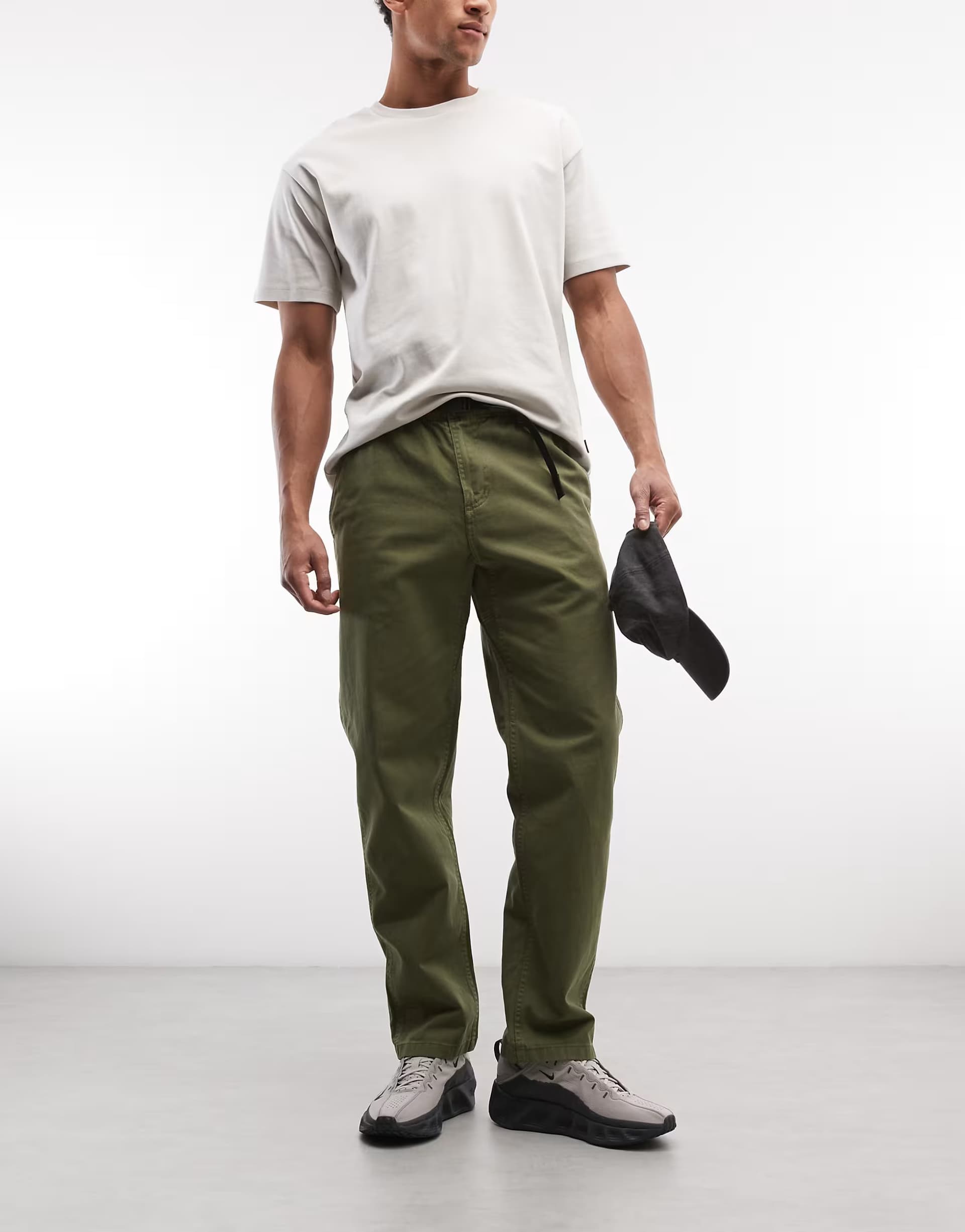 ASOS Gramicci tapered fit g-pant trousers in sage