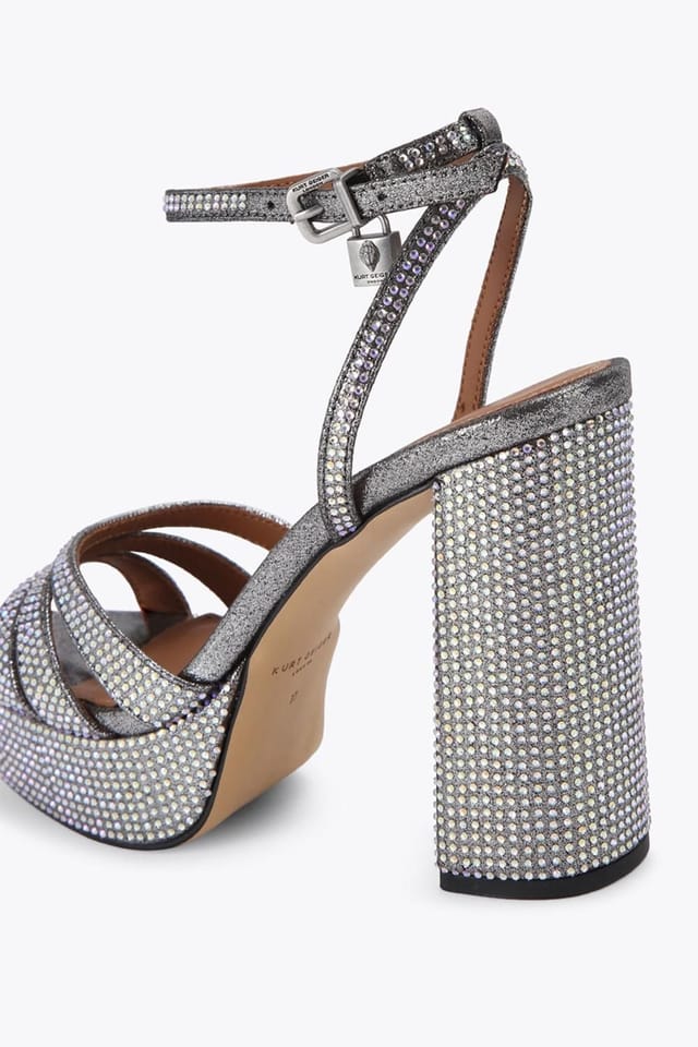 Kurt Geiger London Kurt Geiger London Women's 'Brixton Platform' Fabric Heels in Grey - 3