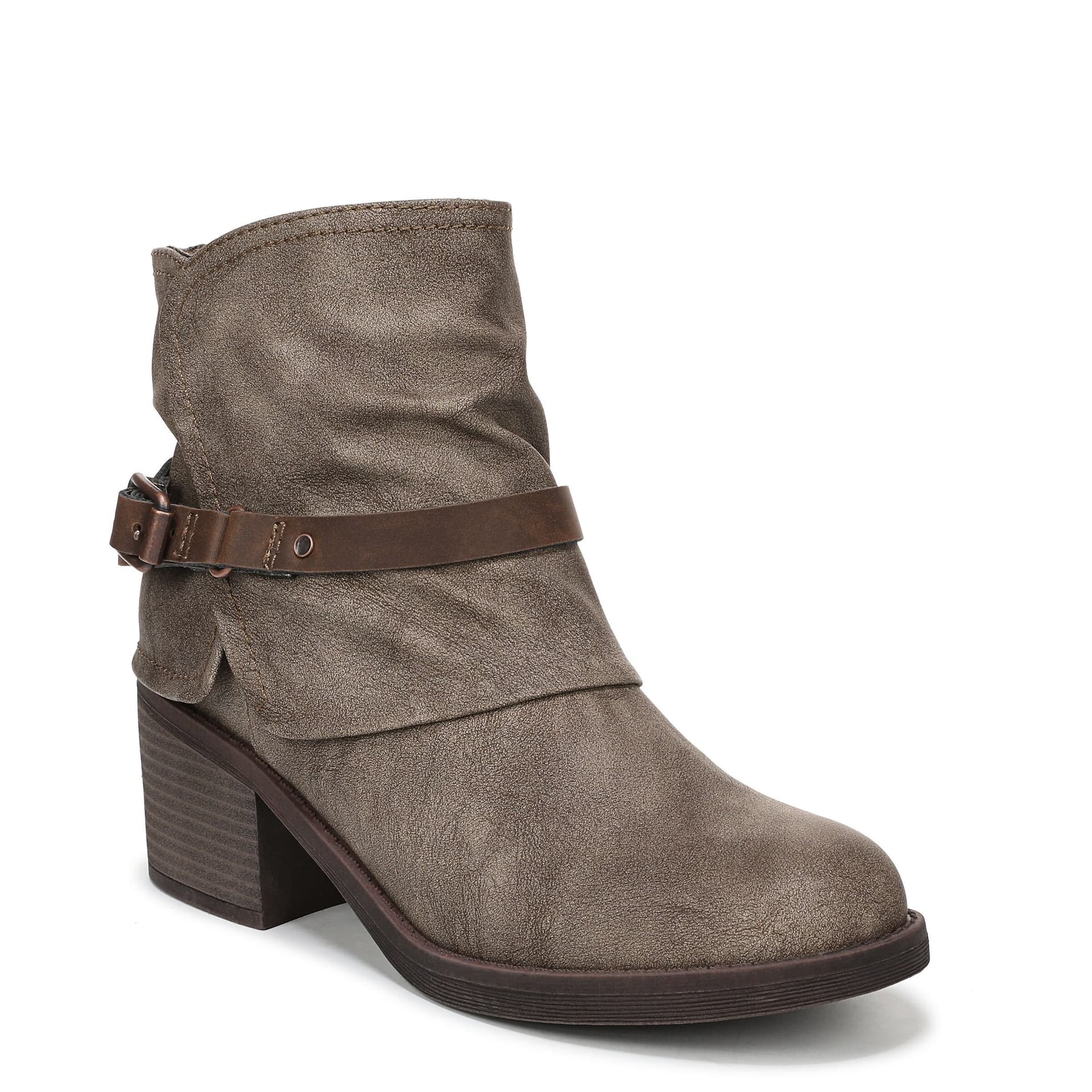Blowfish Malibu Blowfish Malibu Taupe Suede Ankle Boots