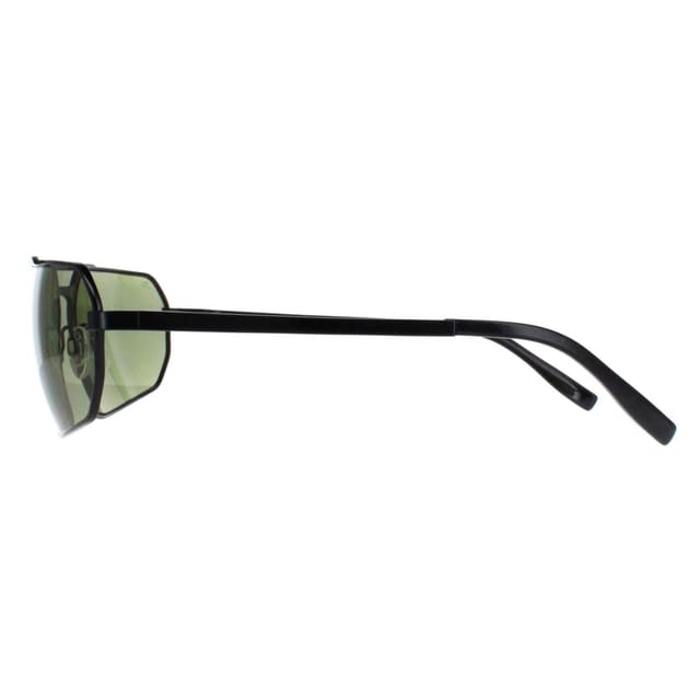Serengeti Serengeti Men's Rectangle Shiny Black Transparent Layer Mineral Polarized 555nm Green Hinkley - 3