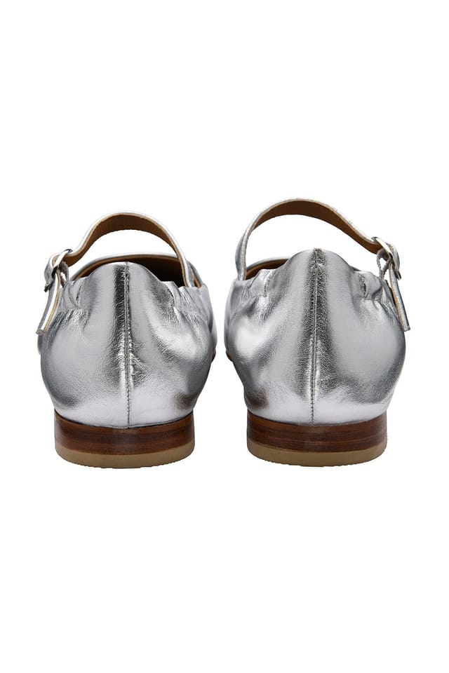 Ravel Ravel Women's 'Lanton' Flat Mary-Jane Shoes in Silver - 3