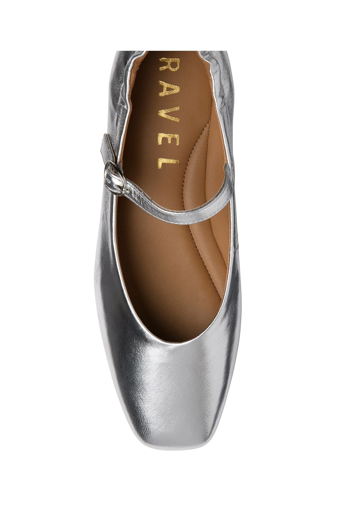 Ravel Ravel Women's 'Lanton' Flat Mary-Jane Shoes in Silver - 4