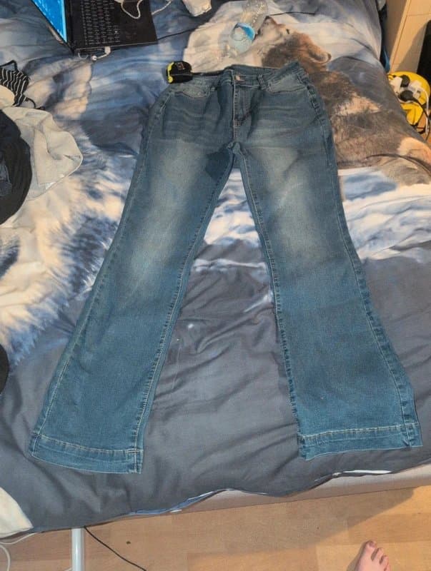 ASOS Dark Wash Stretch Flared / Bootcut Denim Jeans
