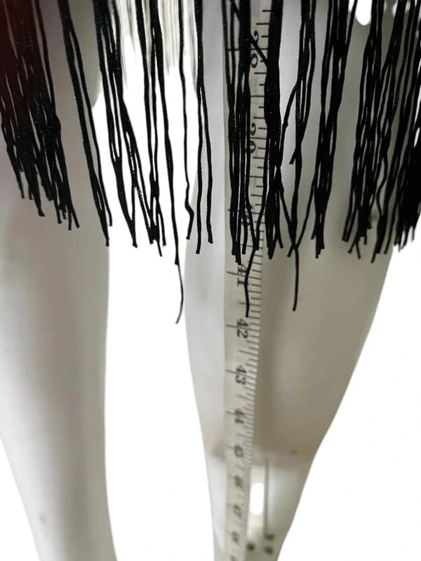 ikali Ikali Flapper Dress Size SXL Sequin Women's Straps Tassles NEW EU46 RRP £39