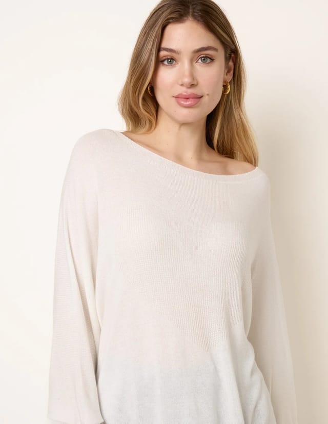 Blue Vanilla Thin Knit Soft Jumper - 2