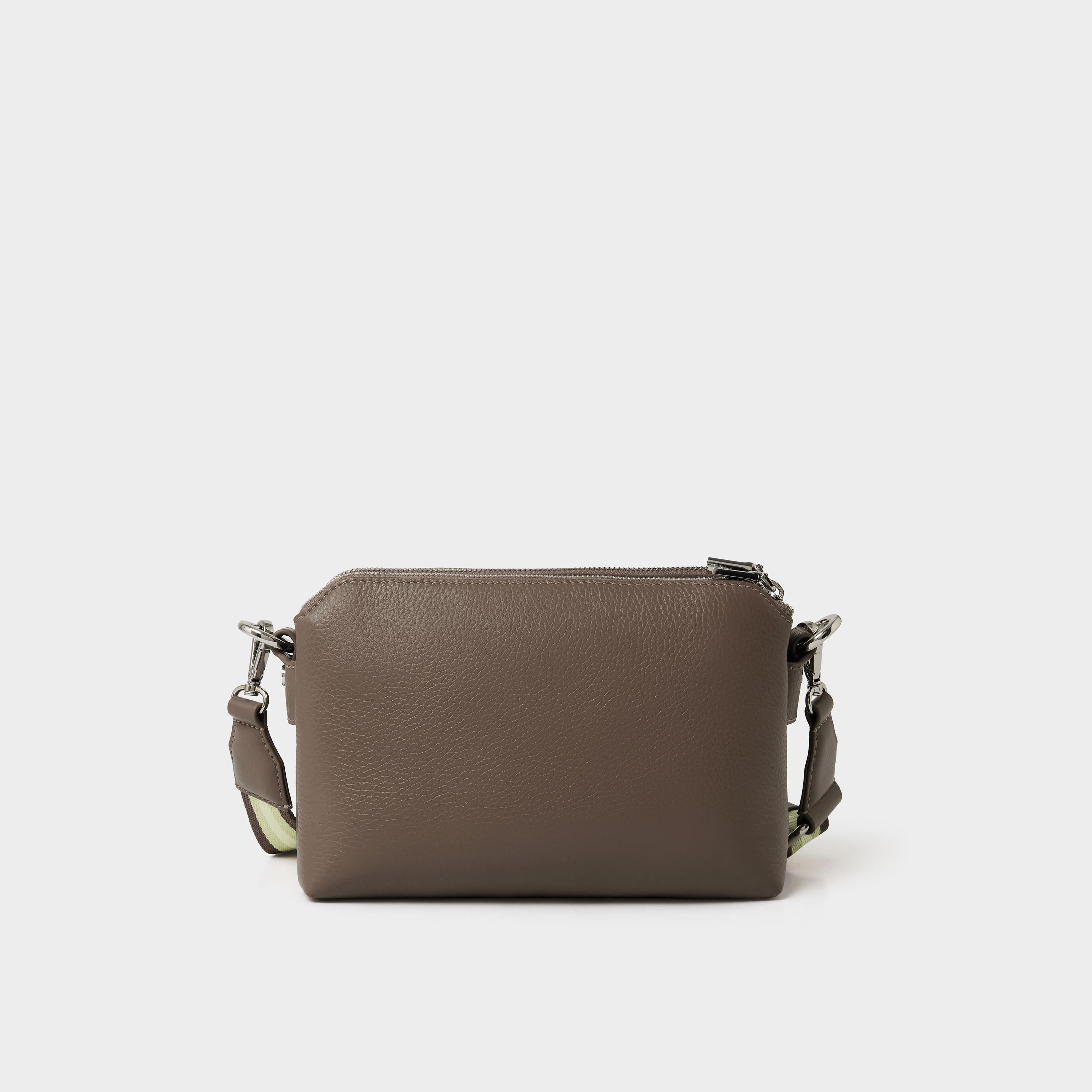 OSPREY LONDON OSPREY LONDON Women's The Stella Leather Crossbody Bag in Light Brown - 3