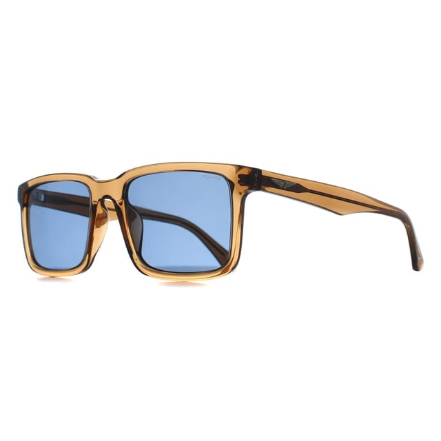 Police Police Men's SPLP21E57805P Square/Rectangle Sunglasses in Brown - 2