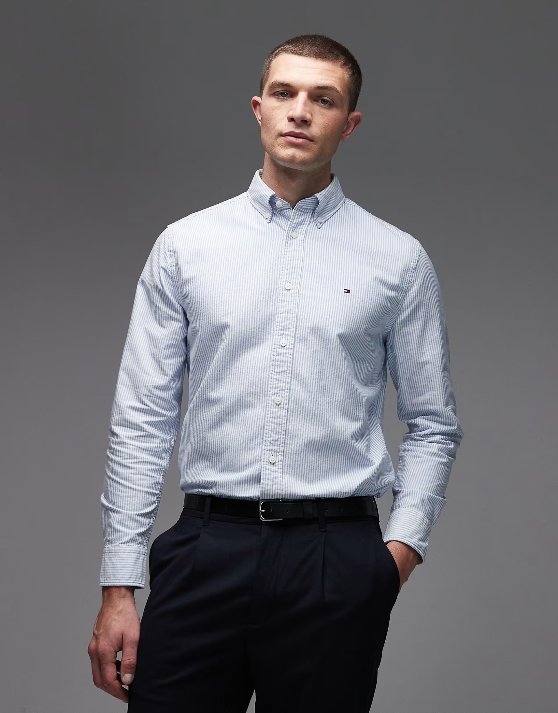 ASOS Tommy Hilfiger oxford shirt in blue - 1