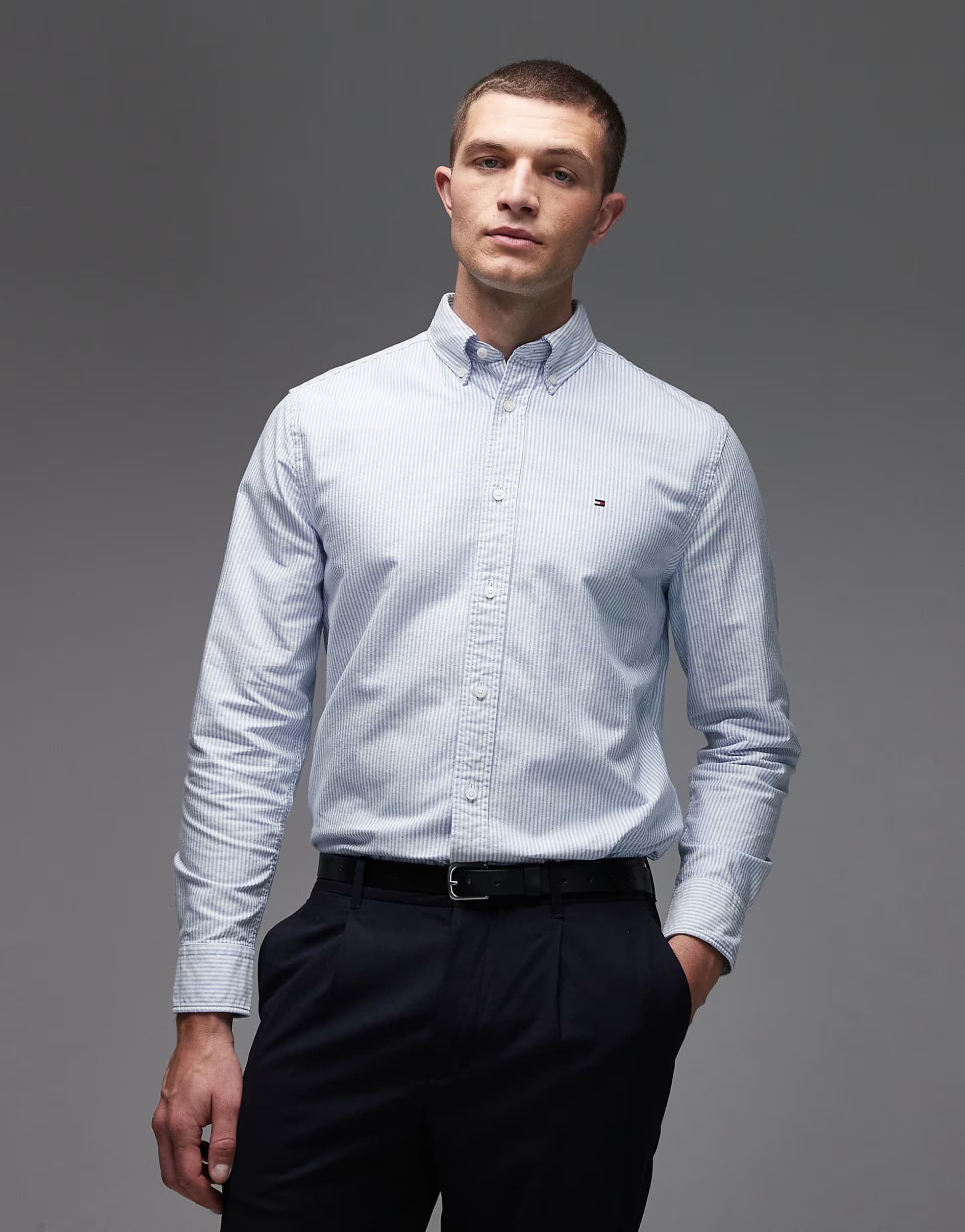 ASOS Tommy Hilfiger oxford shirt in blue