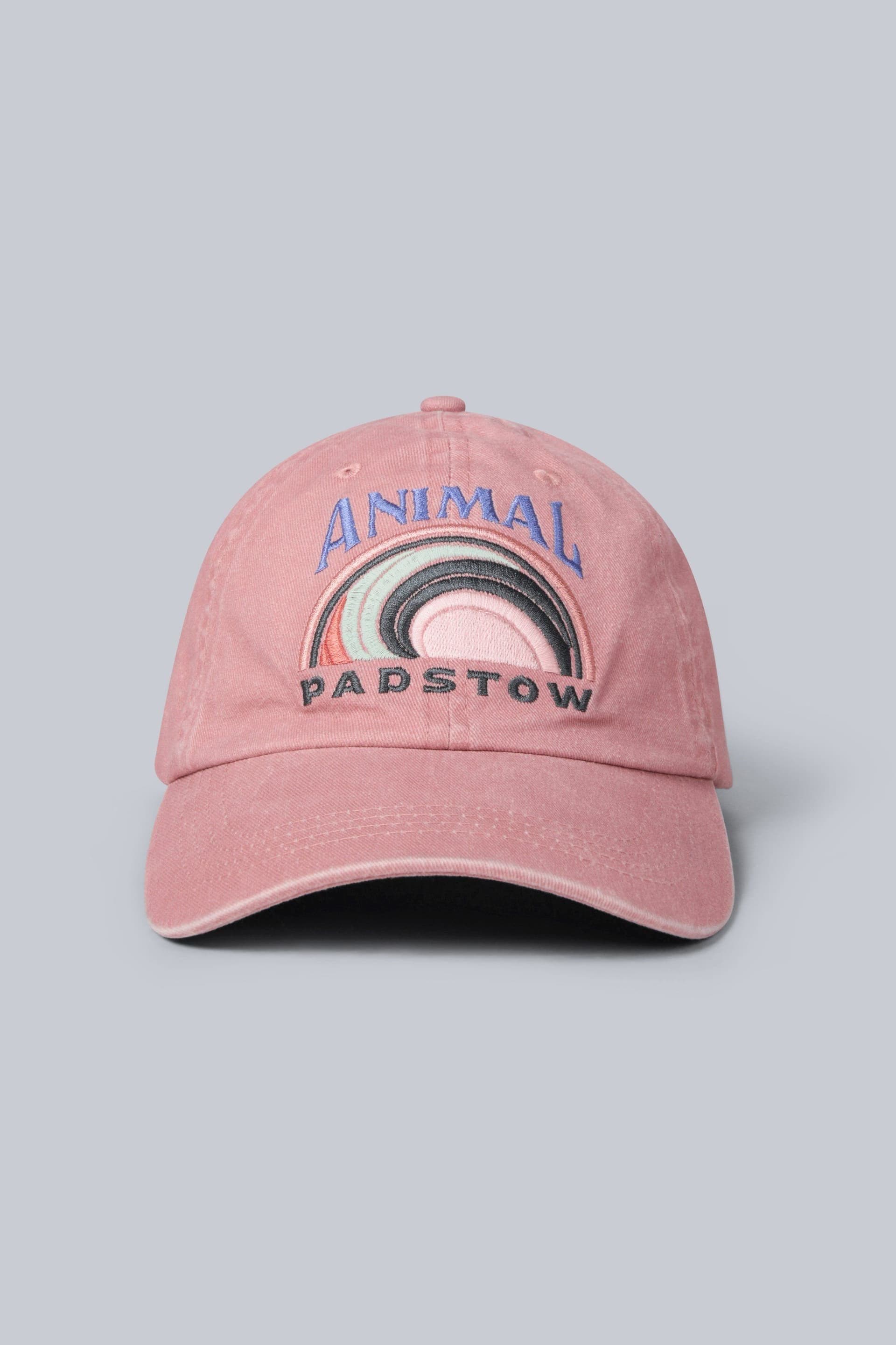 Animal Animal Men's 'Padstow' Lightweight Comfortable Adjustable Outdoor Baseball Cap in Coral