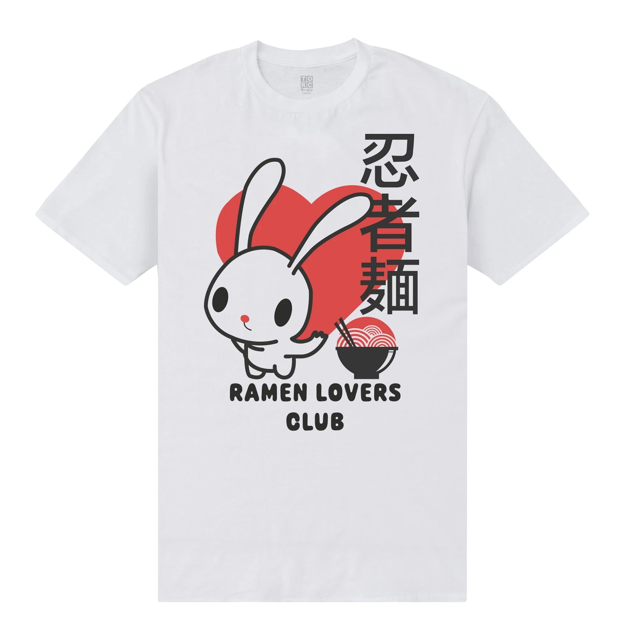 TORC TORC Men's Ramen Lovers Club Bunny T-Shirt in White - 3
