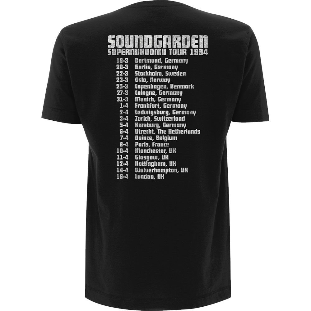 Soundgarden Soundgarden Men's Superunknown Tour ´1994 Cotton T-Shirt in Black - 2