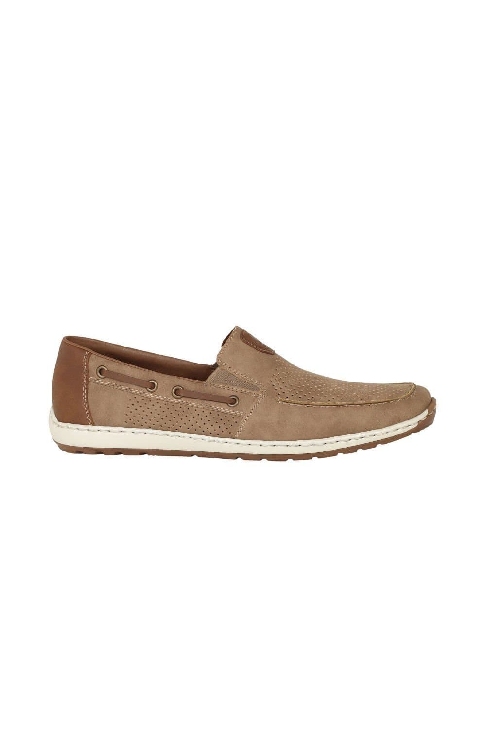 Rieker Rieker Men's 'Mariner' Slip On Boat Shoes in Beige